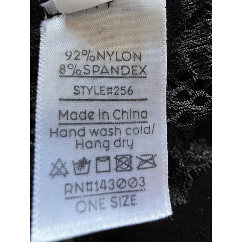 Dynamic Bralette One Size Black Sleeveless Casual Wireless Bra Top